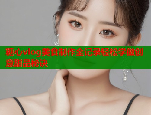 糖心vlog美食制作全记录轻松学做创意甜品秘诀  第1张