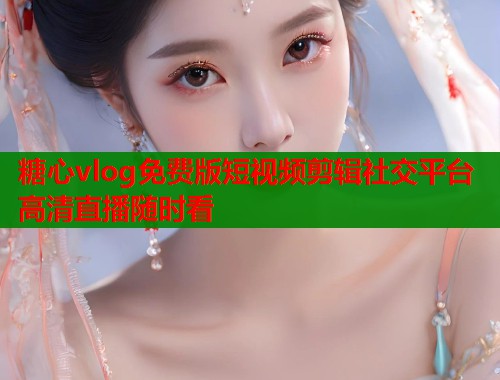 糖心vlog免费版短视频剪辑社交平台高清直播随时看  第1张