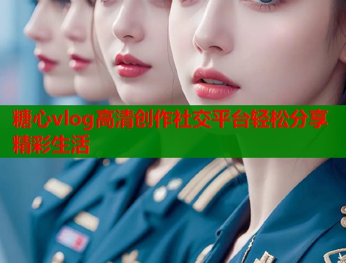 糖心vlog高清创作社交平台轻松分享精彩生活  第1张