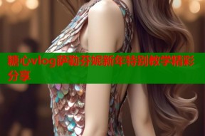 糖心vlog萨勒芬妮新年特别教学精彩分享