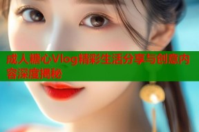 成人糖心Vlog精彩生活分享与创意内容深度揭秘