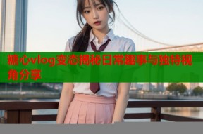 糖心vlog变态揭秘日常趣事与独特视角分享
