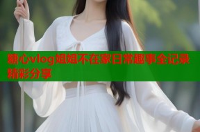 糖心vlog姐姐不在家日常趣事全记录精彩分享