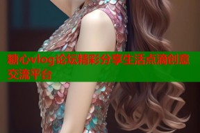 糖心vlog论坛精彩分享生活点滴创意交流平台