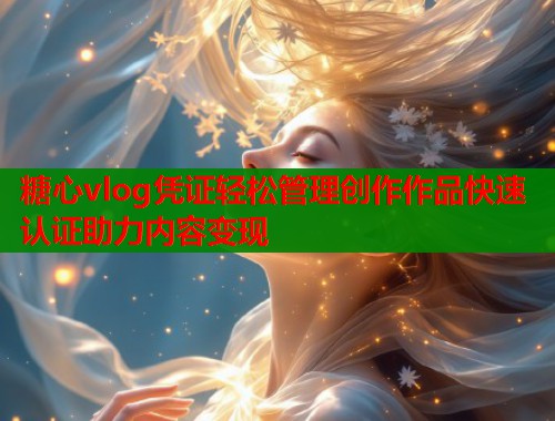 糖心vlog凭证轻松管理创作作品快速认证助力内容变现  第1张
