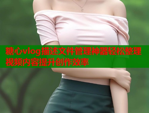 糖心vlog描述文件管理神器轻松整理视频内容提升创作效率  第1张