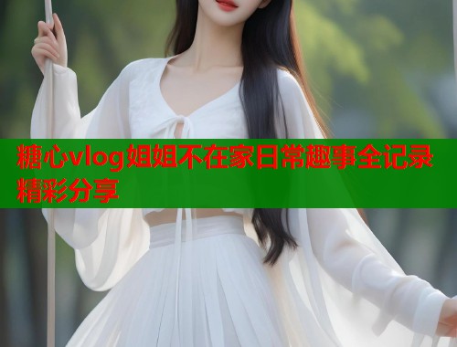 糖心vlog姐姐不在家日常趣事全记录精彩分享  第1张