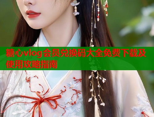 糖心vlog会员兑换码大全免费下载及使用攻略指南  第1张